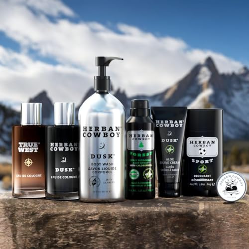 Herban Cowboy Dusk Body Soap with Hints of Lemon, Lavender, and Patchouli (6 Pack, Dusk)