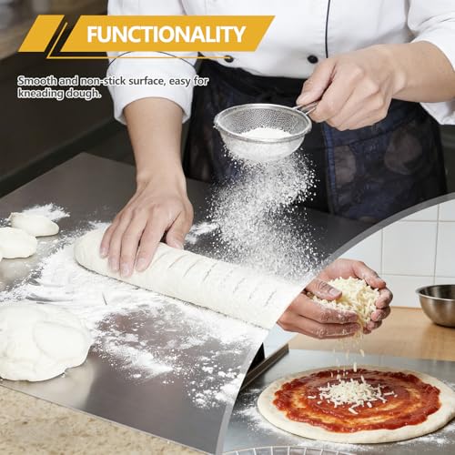 Extra Large Stainless Steel Cutting Board 19.6" x 31.5" Counter Protector for Kitchen