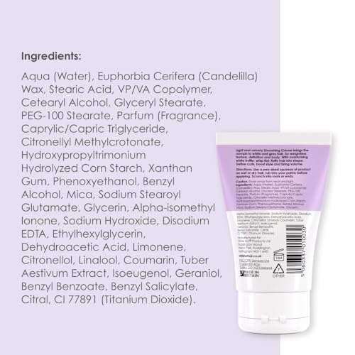 White Hot Shooshing Creme 60ml - Hair Styling & Volume Boost for Curls & Waves