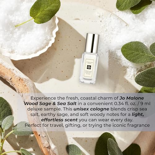 Jo Malone Wood Sage & Sea Salt Cologne Deluxe Sample 0.3 fl oz / 9 ml