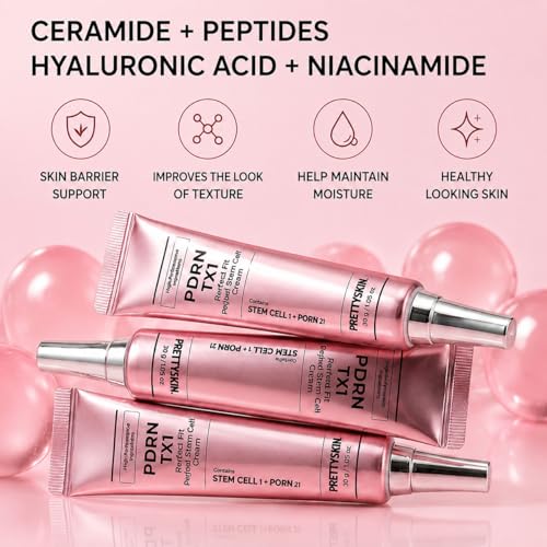 Rose PDRN 21% Facial Cream - Hydrating Moisturizer for Skin Texture & Glow