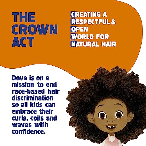 Dove Kids Shampoo & Conditioner Set with Shea Butter & Coconut Oil + 2-in-1 Detangler Spray, ¡°Hair Love¡± Wavy, Coily, Curly Hair Products for Kids (Pack of 2)