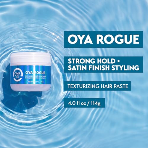 OYA Rogue Texture Paste 4 oz - Strong Hold Satin Finish Hair Styling Product - Variation of THIS listing