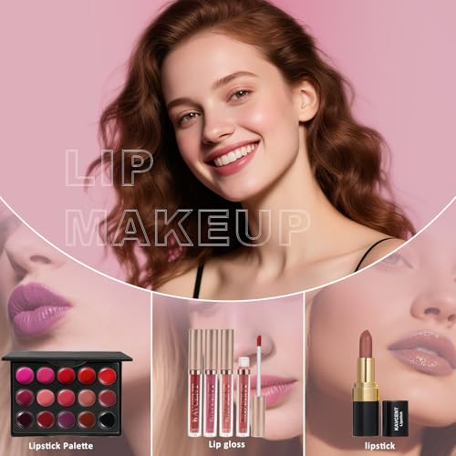 Large Makeup Kit for Women and Teens Full Face Makeup Set with Eyeshadow Palette & Accessories