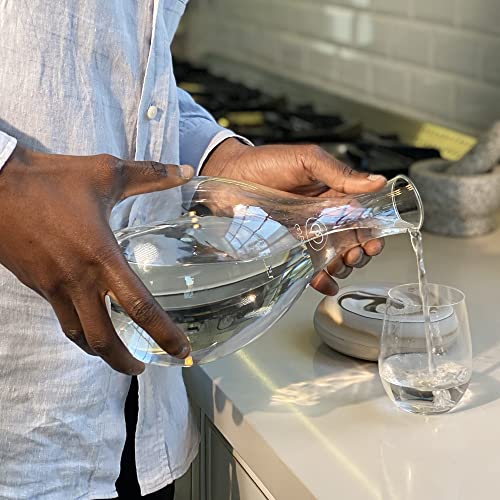 Mayu 1.5L Glass Water Pitcher Replacement for Structured Water Device