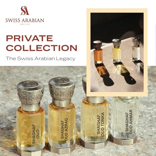 Swiss Arabian Private Oud Perfume Oil 0.4 Oz - Long Lasting, Unisex Signature Fragrance