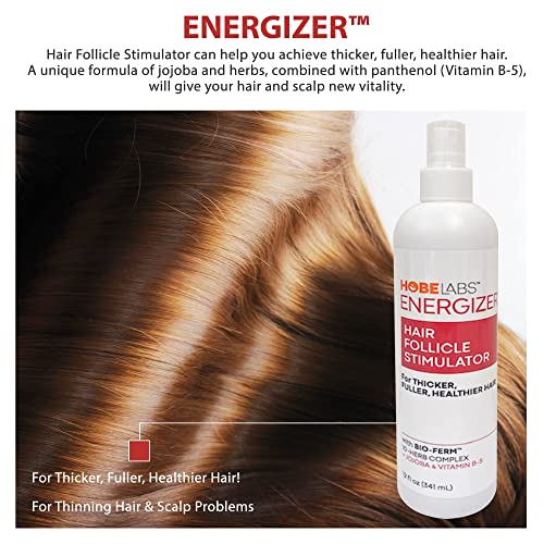Hobe Labs Energizer Hair Follicle Stimulator 16 Fl Oz - Thicker, Fuller Hair Growth