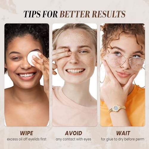 Dolly's Lash Premium Eyelash Extension Glue Bottle Natural, Long-Lasting, Strong Hold (5 mL) 2 Pieces