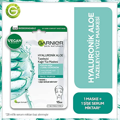Hydrating Hyaluronic Aloe Fabric Mask for Sensitive Skin - 6 Count