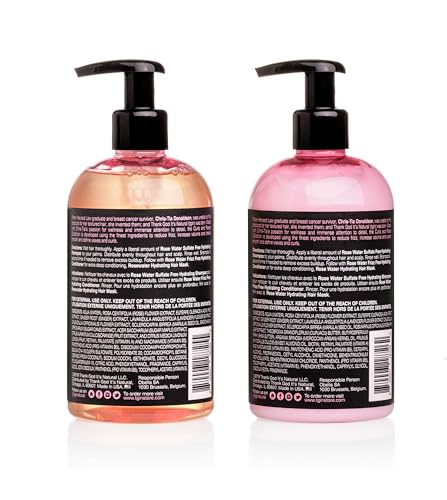 Thank God It's Natural Rose Water Shampoo & Conditioner Duo for Curly & Wavy Hair