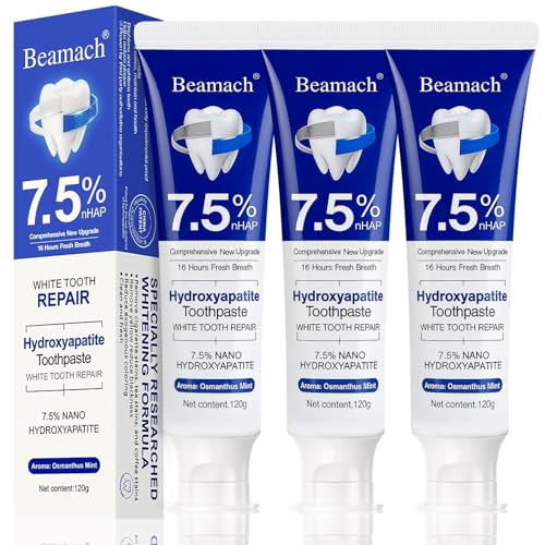 Nano Hydroxyapatite Toothpaste Fluoride-Free Enamel Repair Mild Mint 7.5oz - Variation 3
