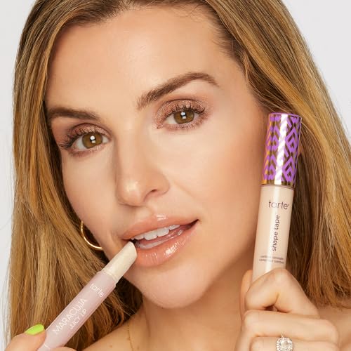 Tarte Shape Tape Concealer & Lip Duo - Light Neutral & Sunflower - Full Coverage & Hydrating Lip Gloss