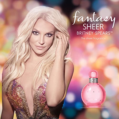 Britney Spears Fantasy Sheer Eau de Toilette Spray for Women 3.3 Fl Oz