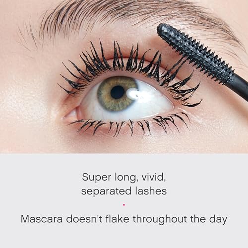 Vivienne Sab? Classic Mascara Cabaret ? Volume and Length Mascara for Defined Everyday Lashes, Clean, Smudge-Resistant, Cruelty-Free, Blackest Black, Made in Italy, 0.3 fl oz