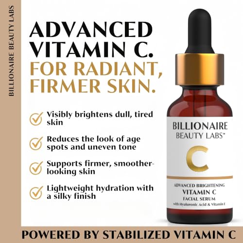 Vitamin C Serum for Face - Anti-Aging Brightening & Hydrating Serum with Hyaluronic Acid - 2 Fl Oz - Includes Variation 2 Fl Oz Pack of 1