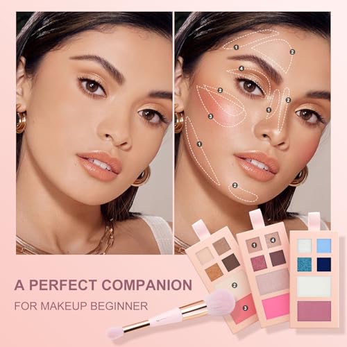 Color Nymph Peach Makeup Kit for Teens & Beginners Travel Set