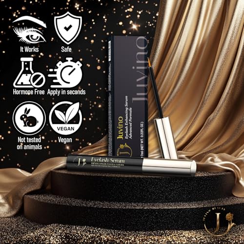 Eyelash Growth Serum for Lash Enhancing: 5ml Natural Power Booster Formula ? Advanced Enhancer for Thicker, Longer Lashes ? Gentle and Vegan (0.17 Fl Oz (Pack of 1), Fragrance Free)