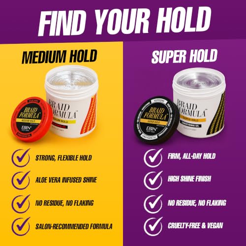 EBIN NEW YORK Super Hold Braid Conditioning Gel - 35.2 Fl Oz