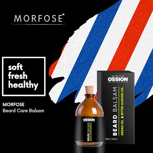 Morfose Ossion Beard Balm for Men - Styling & Frizz Control, 3.4 oz