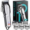 Cordless Hair Clippers for Men - Powerful Thicker Hair Fading Kit