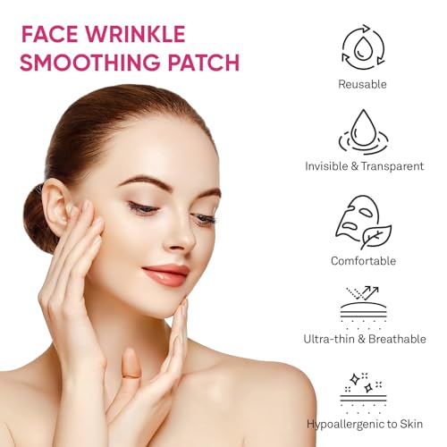 Facial and Forehead Wrinkle Patches: Face Wrinkle Treatment for Forehead, Smile Line, Under Eye- Anti Wrinkle Patches (192pcs)