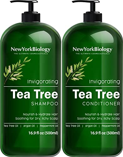 Tea Tree Foot Cream & Body Moisturizer Set for Dry Cracked Skin