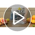 Manual Citrus Juicer Stainless Steel Countertop Fruit Press for Oranges & Lemons
