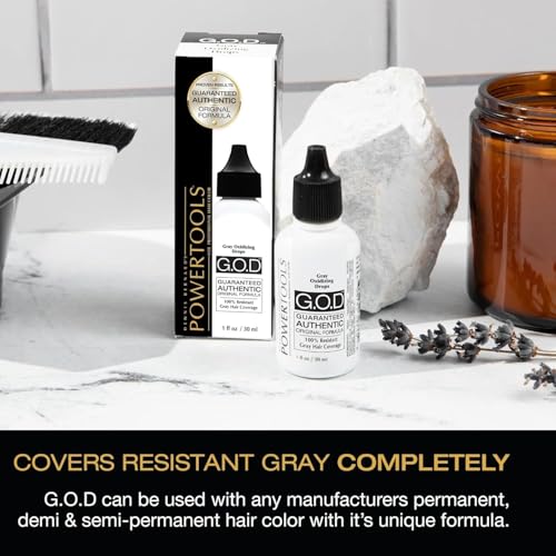 PowerTools G.O.D Gray Oxidizing Hair Drops - 2 Fl Oz Variation of THIS listing