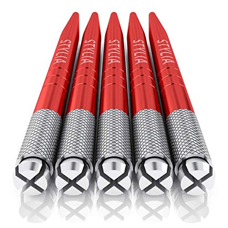 Microblading Pens Light Manual Eyebrow Pens For Permanent Makeup Supplies | Durable Aluminum Pen With Lock-Pin Tech & Ergonomic Grip | Shape Brows, Fuller & Lush