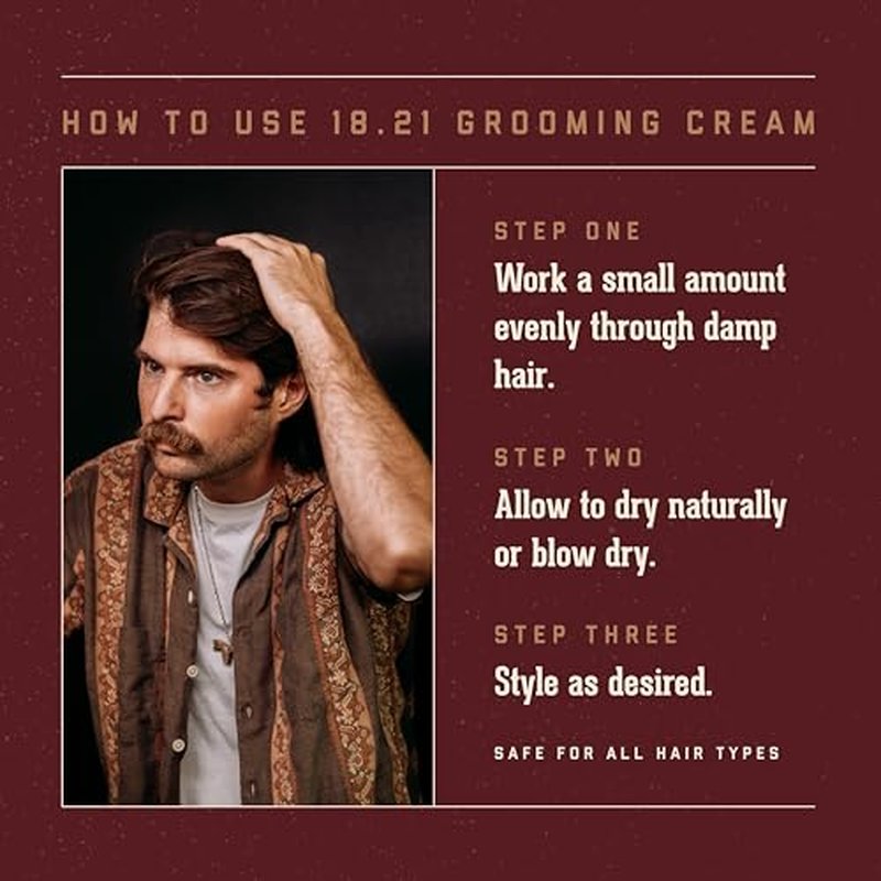 18.21 Man Made Hair Styling for Men, Weightless All-Day Flexible Hold