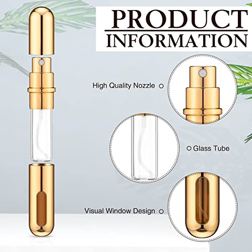 Refillable Perfume Spray Bottles Set 30x 5ml Travel Cosmetic Empty Containers