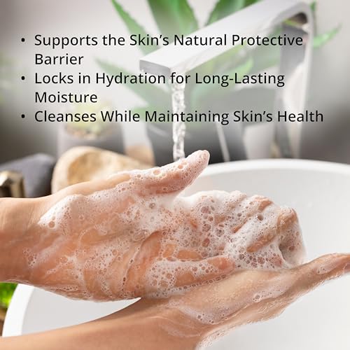 Deep Cleansing Face and Body Soap Bar - Dry Skin Formula, 3 oz Pack of 6 - Gentle & Hydrating