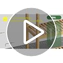 Bamboo Over-the-Toilet Bathroom Storage Shelf with Adjustable 3-Tier Shelves - Walnut, 24.8x10.2x67 in