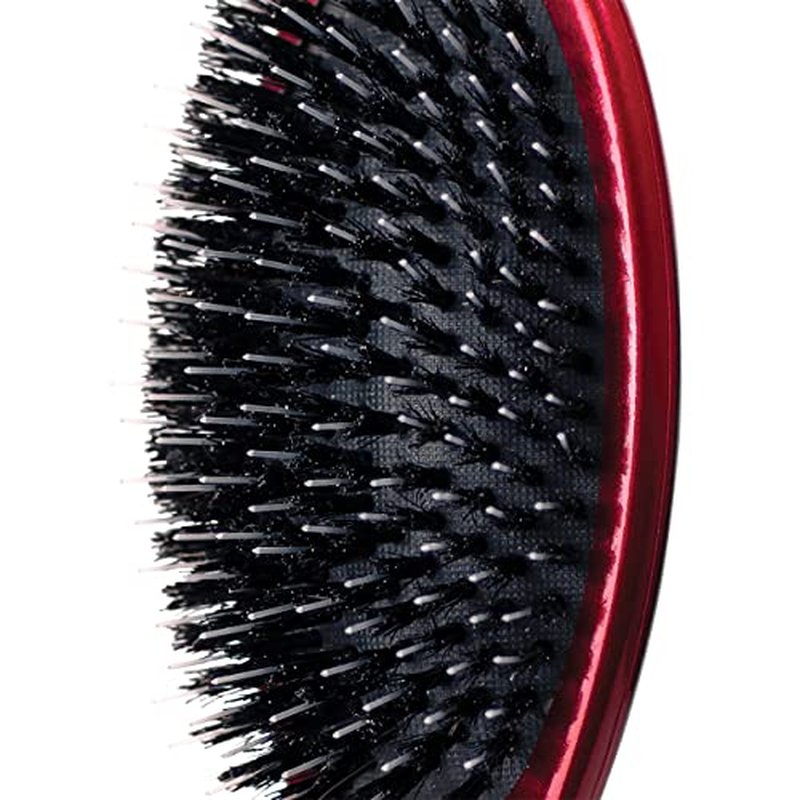 Cricket Smoothing Boar & Nylon Bristle Hair Brush - Natural Boar and Anti-Static Nylon Bristles for Shine and Texture - Brushes for All Types, Including Thin and Fine Hair