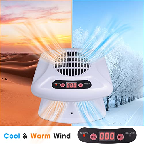 Gegong Air Nail Dryer with Auto Sensor 300W Hand & Foot Fast Drying Light Blue