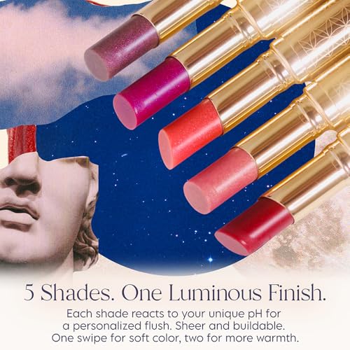 ier? Beauty Luminous pH Lip Balm, Moisturizing Vegan Tinted Lip Balm, 3-in-1 Soothing Lip Serum + Plumping Balm + pH Reactive Tint, Shea Butter & Vitamin E, Made in Italy - 0.088oz