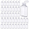 50 Pack Refillable Travel Bottles 2oz Leakproof Cosmetic Containers