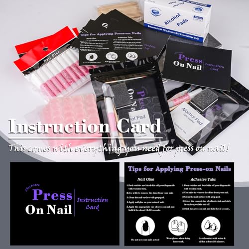 Disposable Nail Care Kit Set - 50 Pcs Manicure Supplies for Salon & Home