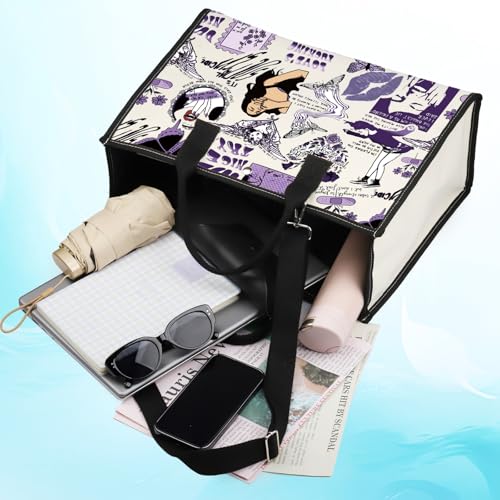 LEVLO Song Lyrics Aesthetic Tote Bag Tour Concert Gift Musical Shoulder Bag Singer Merchandise