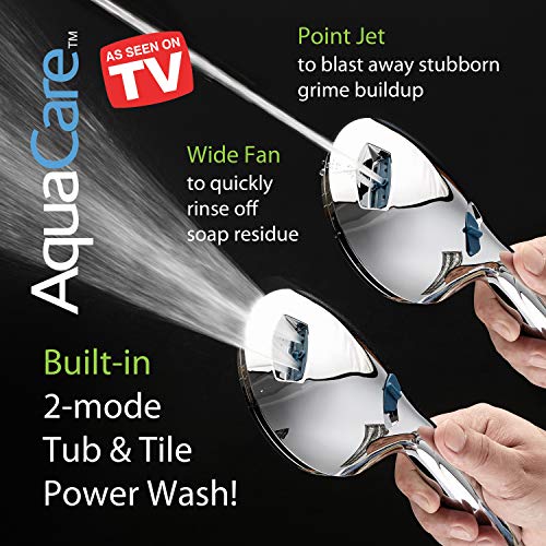 High Pressure Shower Head Combo with Arm & Dual Power Wash - 2.5 GPM Chrome
