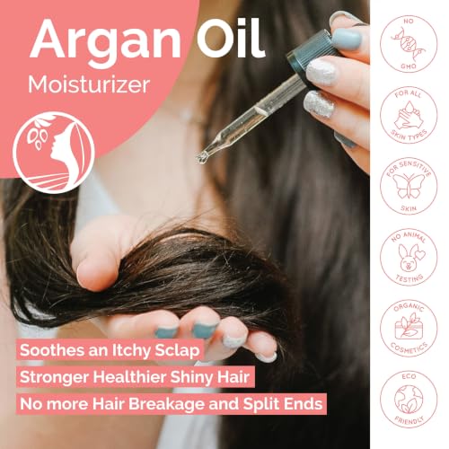 Fatima's Garden Organic Argan Oil - Pure Moisturizer for Skin & Hair, 150ml (5.1 Fl Oz) Pack of 1