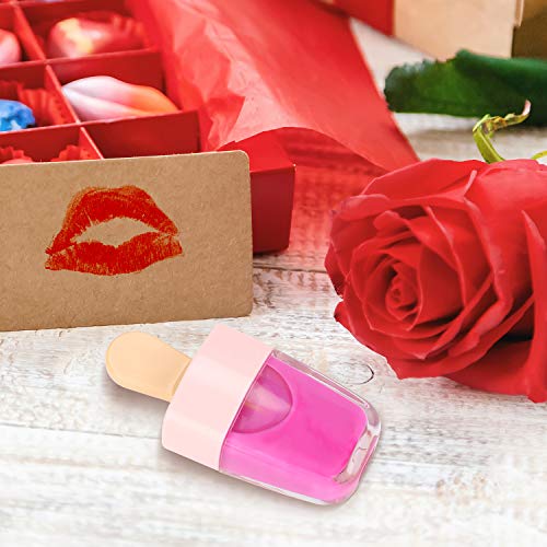 Cute Ice Cream Shaped Lip Gloss Tubes - 8ml Refillable Containers, 30 Pack
