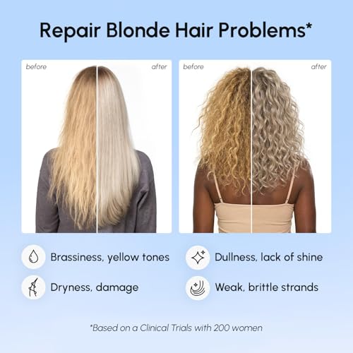 Purple Hair Mask for Brass Control & Toning Blonde Hair - 260ml by MAREE