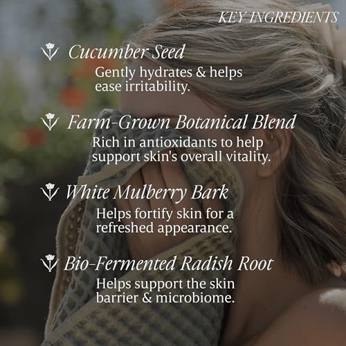 Verli Gentle Daily Cleanser - Hydrating Facial Cleanser for Sensitive & Dry Skin 3.38 fl oz