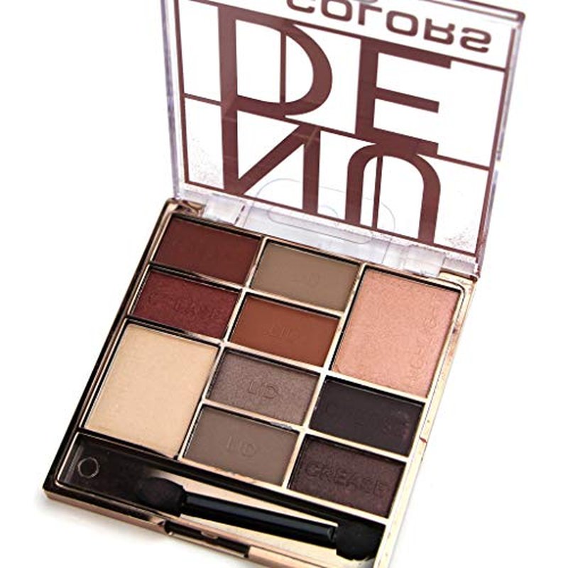L.A. COLORS Color Block Eyeshadow, Nude CES135 (Pack of 2)