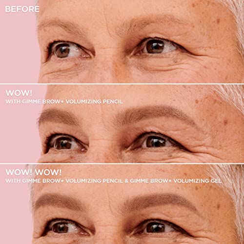 Benefit Gimme Brow+ Volumizing Fiber Eyebrow Pencil Cool Grey 0.04oz - Natural Look, Long-Lasting