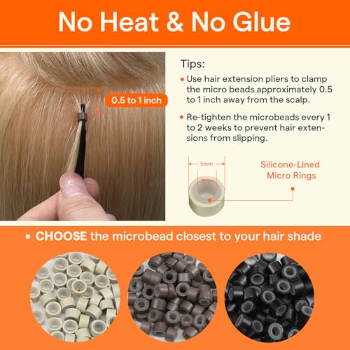 Full Shine Itip Human Hair Extensions 18 Inch Platinum Blonde - C# 60
