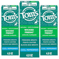 Tom's of Maine Wicked Fresh Fluoride Toothpaste Peppermint 4 oz - Pack of 3
