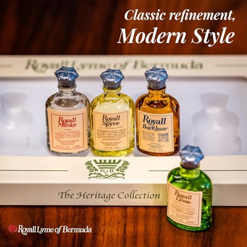 Royall Lyme Bermuda Collection 4-Piece Men’s Fragrance Set, Travel-Size