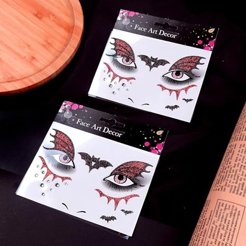 4 Sheets Leopard Print Temporary Tattoos Cheetah Cat Leopard Full Face Tattoos Stickers Halloween Costume Makeup Accessories For Halloween Animal Costume Party Supplies